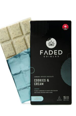 Faded Cannabis Co. Cookies & Cream Bar Edibles